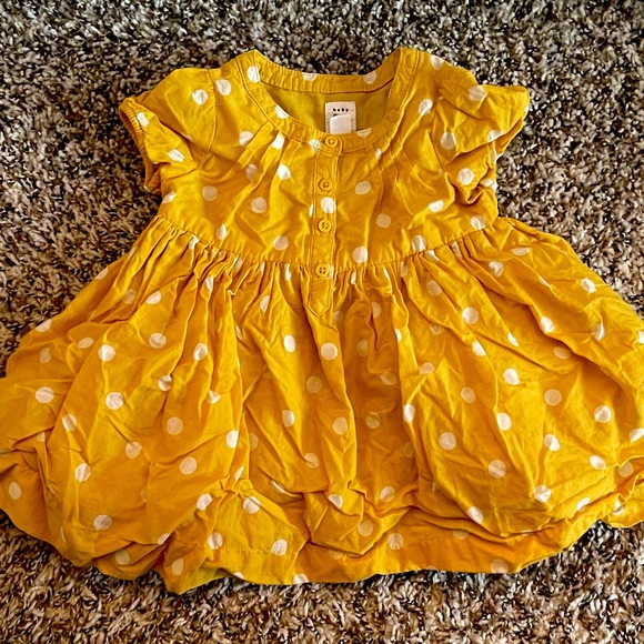 Gap yellow and white polka dot Dress - Picture 4 of 6
